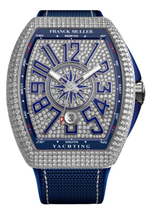 Franck Muller Vanguard Yachting V 45 SC DT YACHT D CD BL Replica Watch